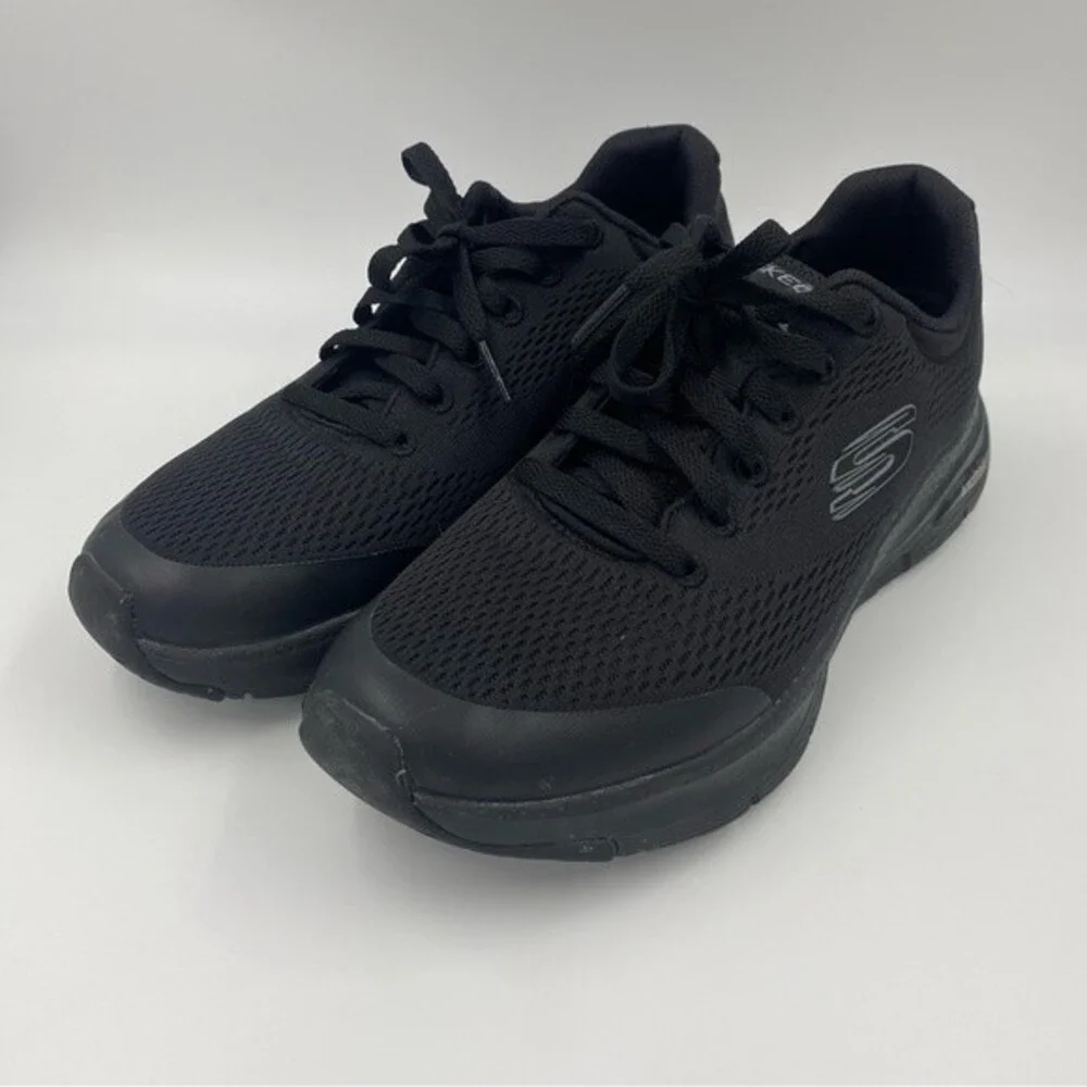 Skechers Men's Arch Fit‎ Oxford, Black/Black, 7 M US